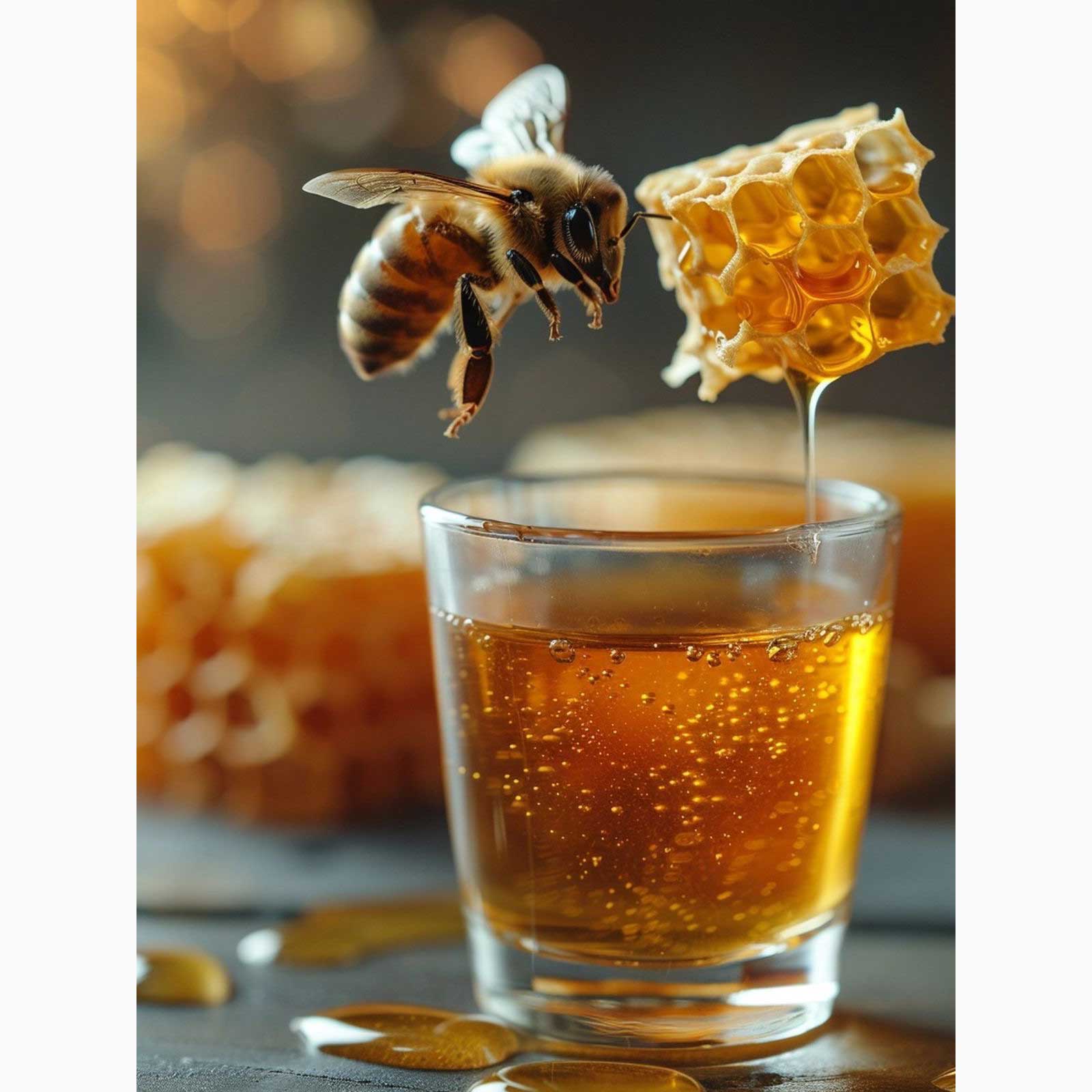 عسل گون 500 گرم طرح کندو آرلین